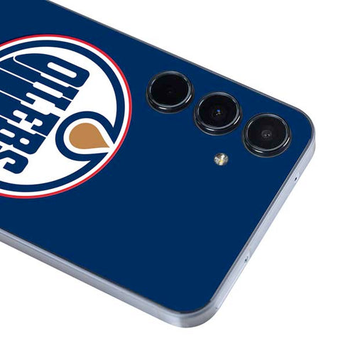 NHL Edmonton Oilers Solid Background Galaxy A55 5G Skin